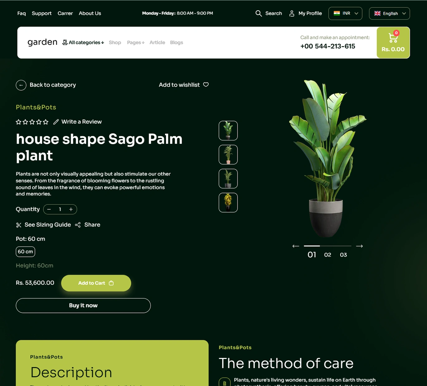 Garden Shopify Theme - WorkDo
