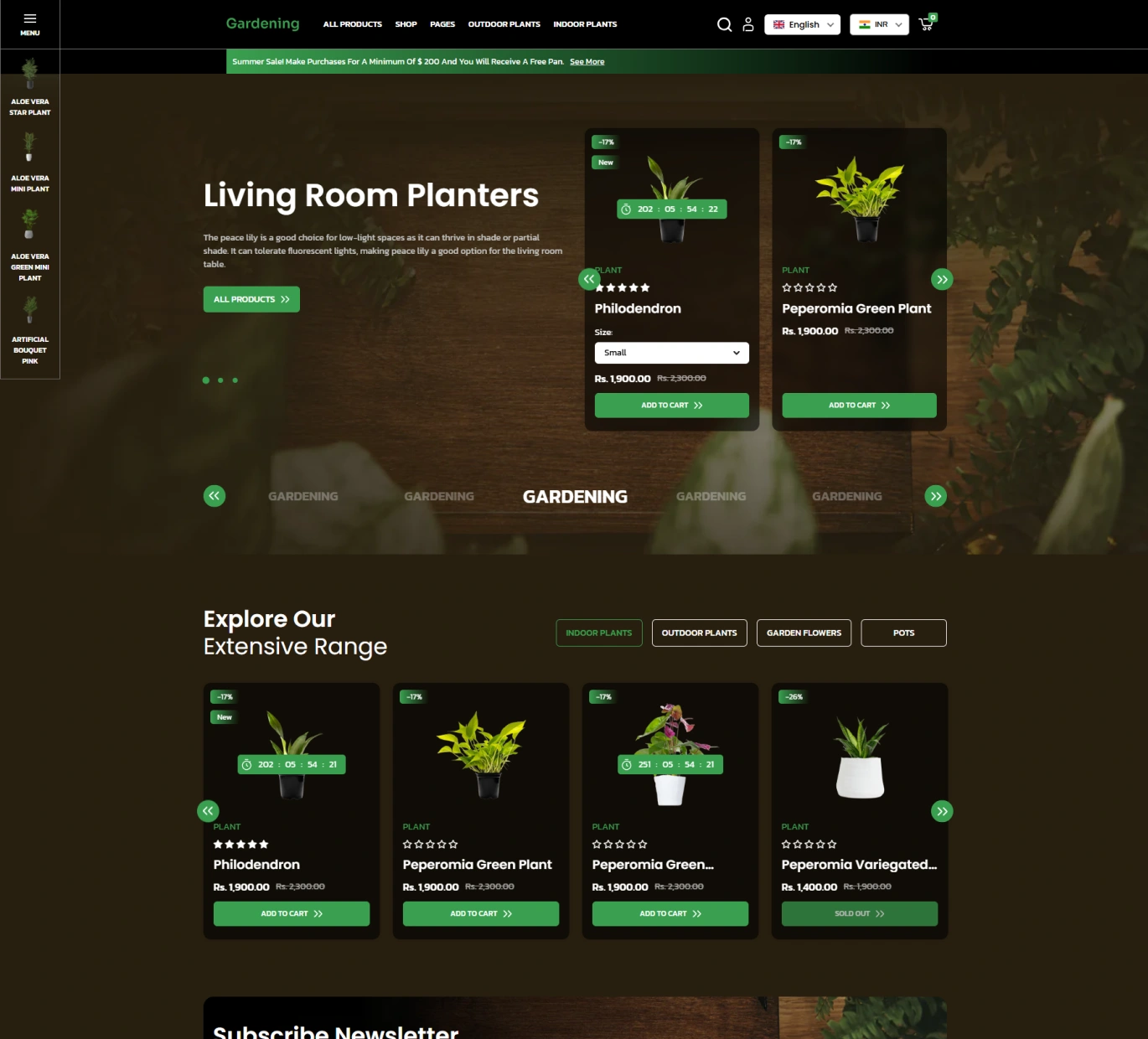 Gardening Shopify Theme - WorkDo