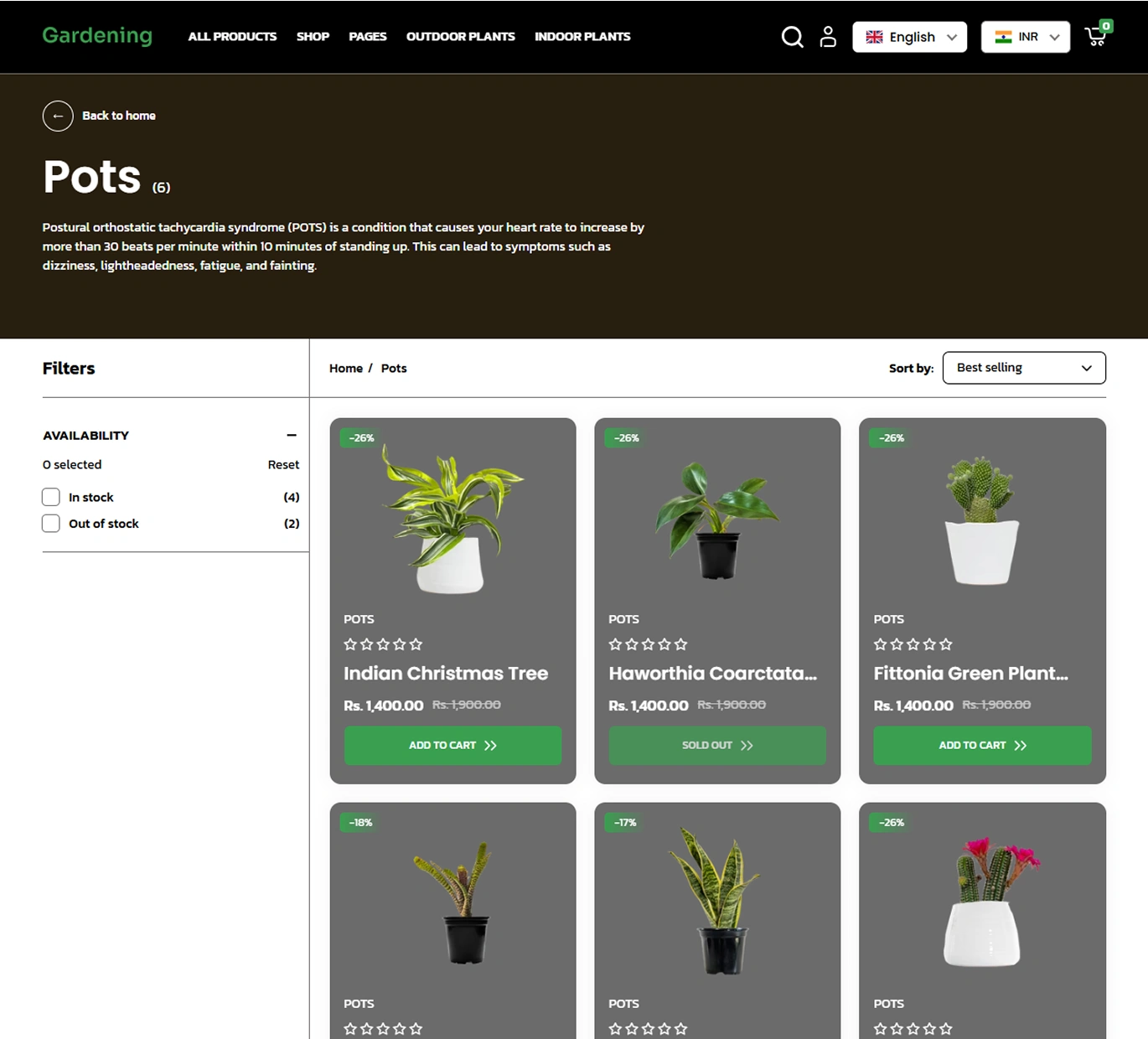 Gardening Shopify Theme - WorkDo