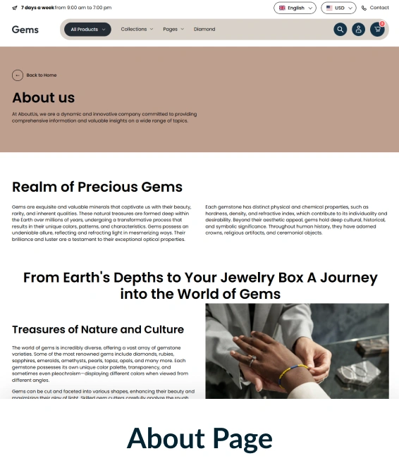 Gems Shopify Theme