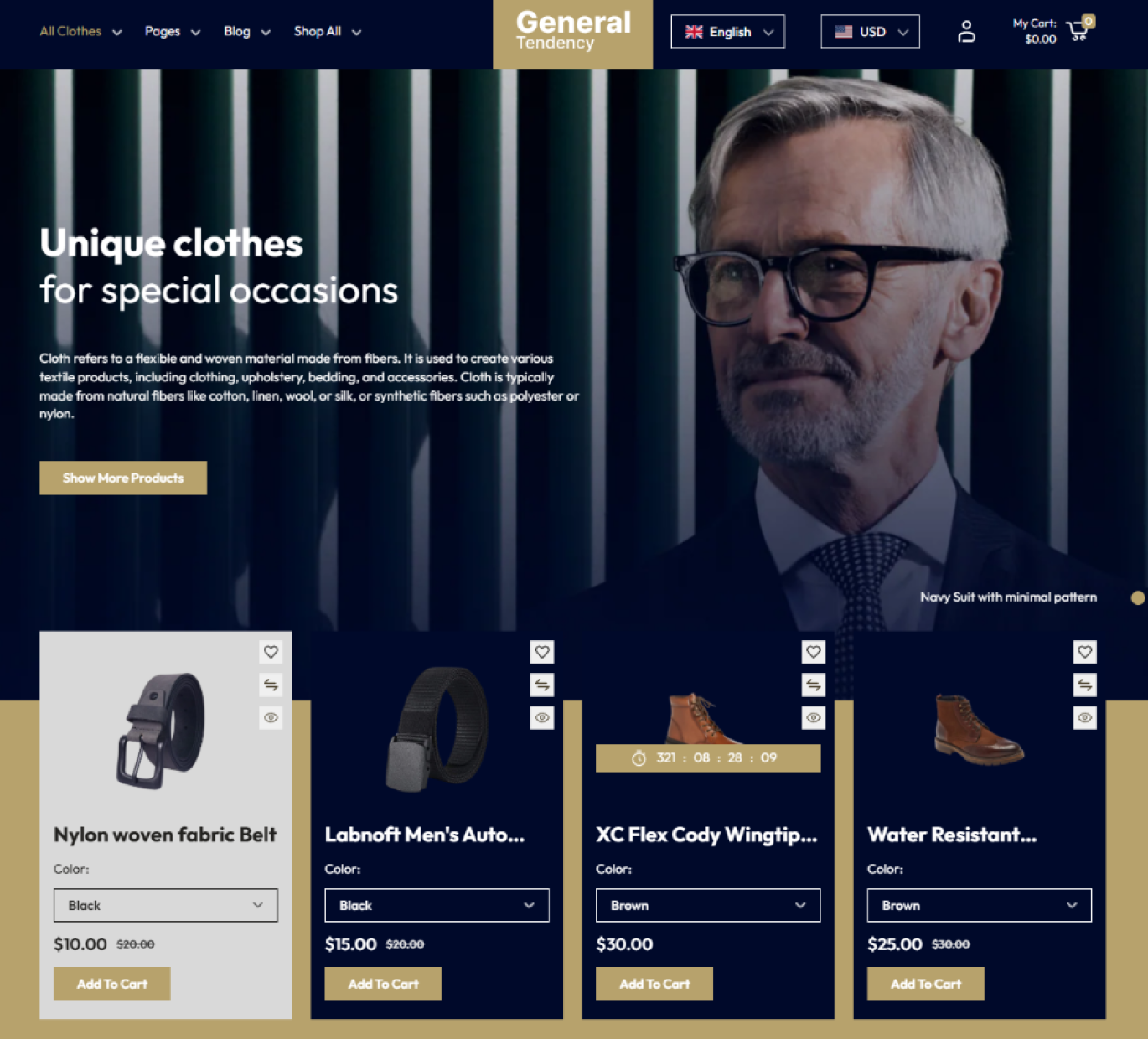 General Tendency Shopify Theme - WorkDo