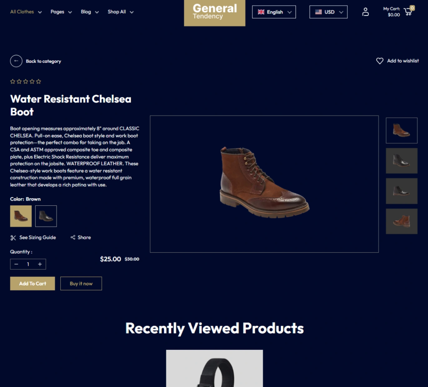 General Tendency Shopify Theme - WorkDo