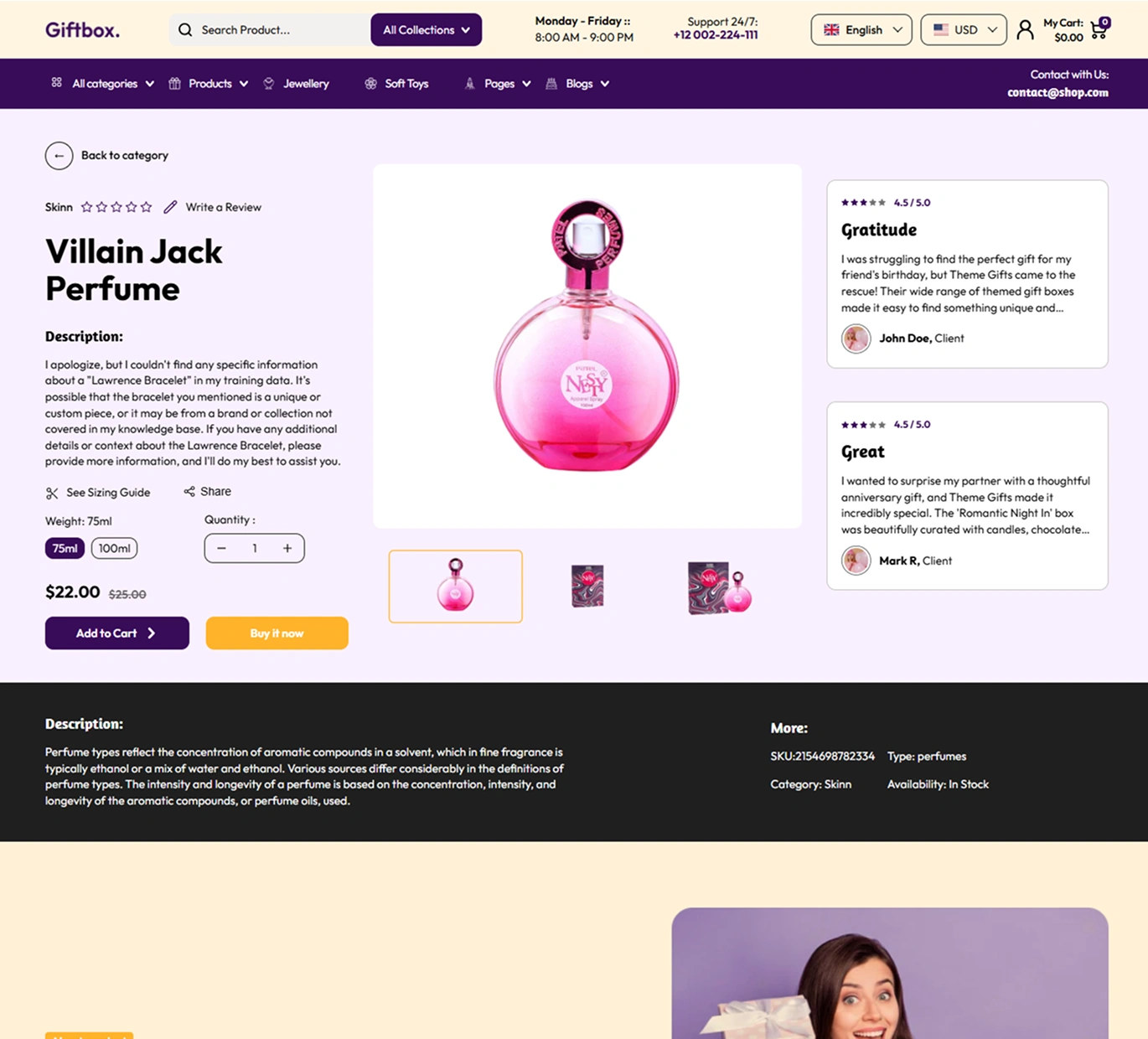 Giftbox Shopify Theme - WorkDo