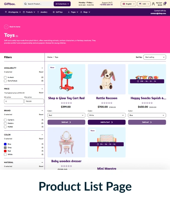 Giftbox Shopify Theme