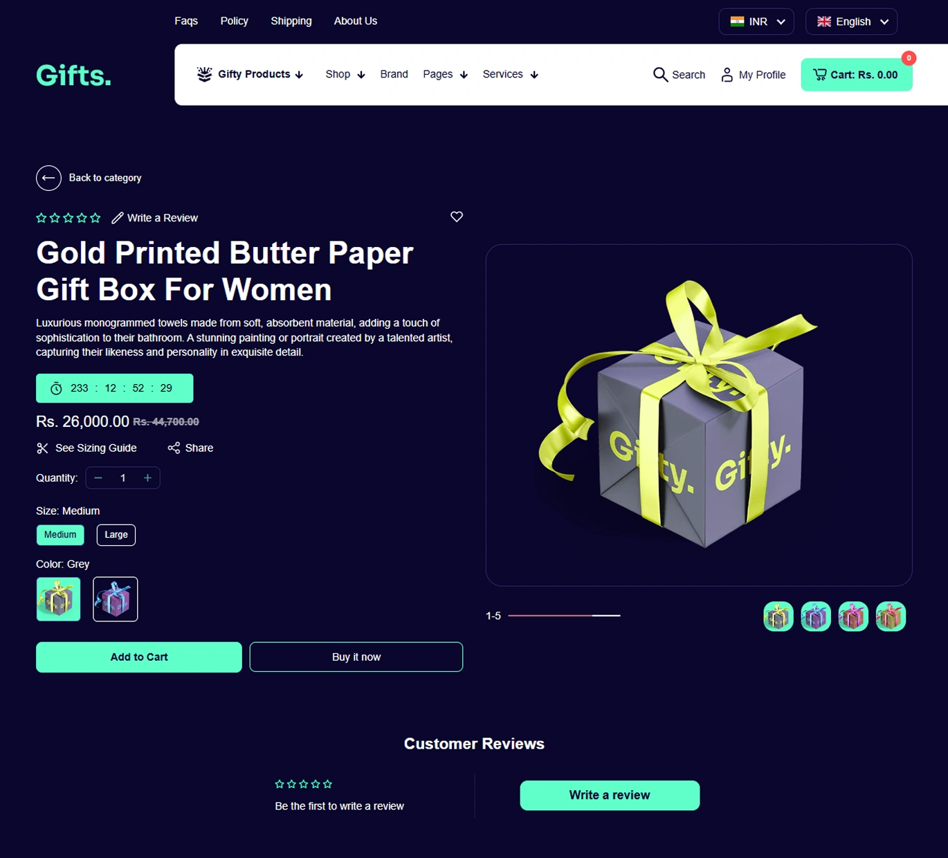 Gifts Shopify Theme - WorkDo