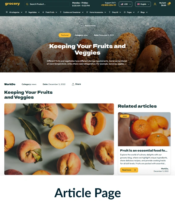 Grocery Shopify Theme