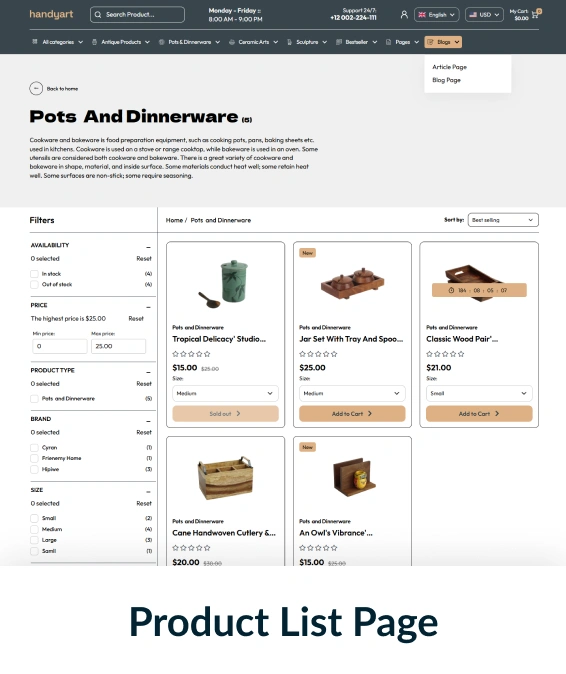 Handyart Shopify Theme