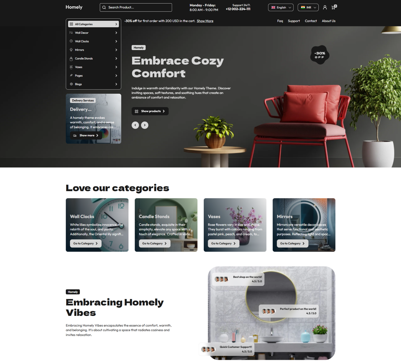 Homely Shopify Theme - WorkDo