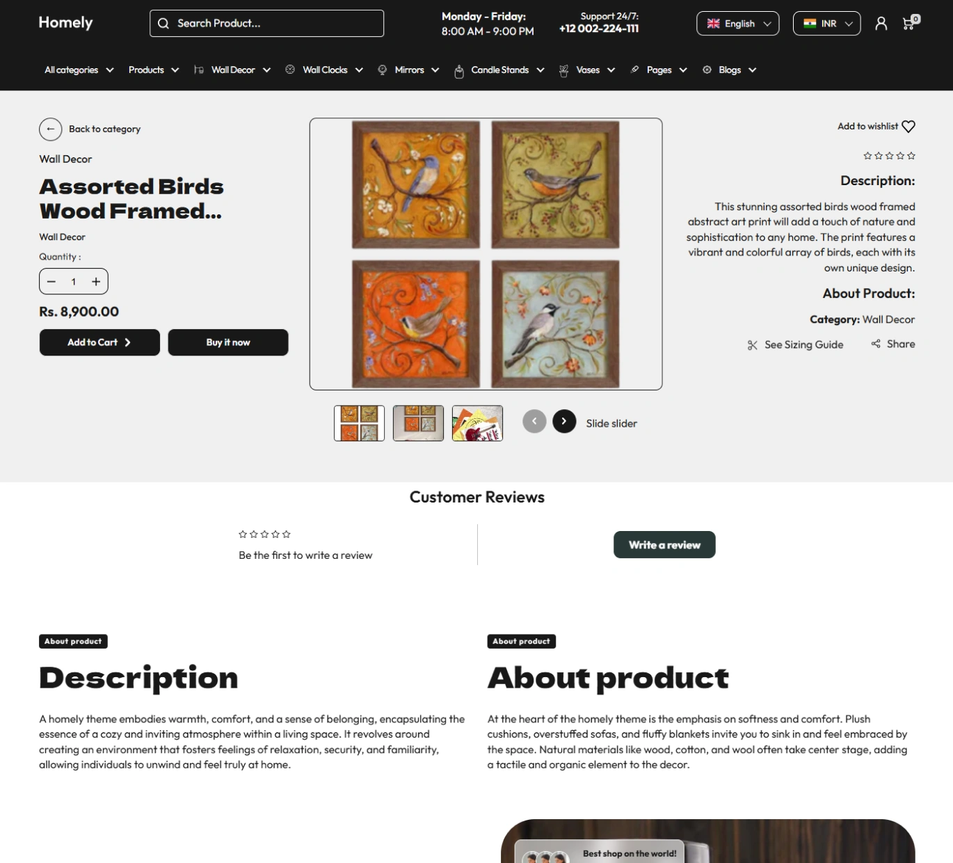 Homely Shopify Theme - WorkDo