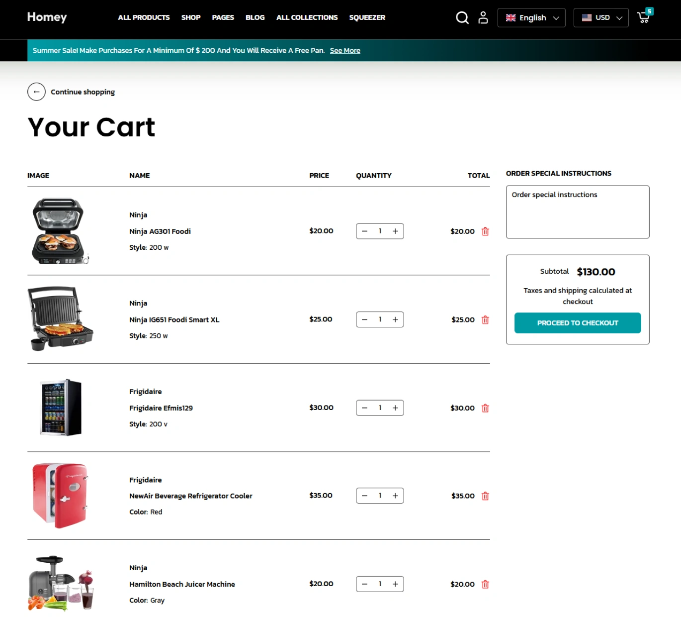 Homey Shopify Theme - WorkDo