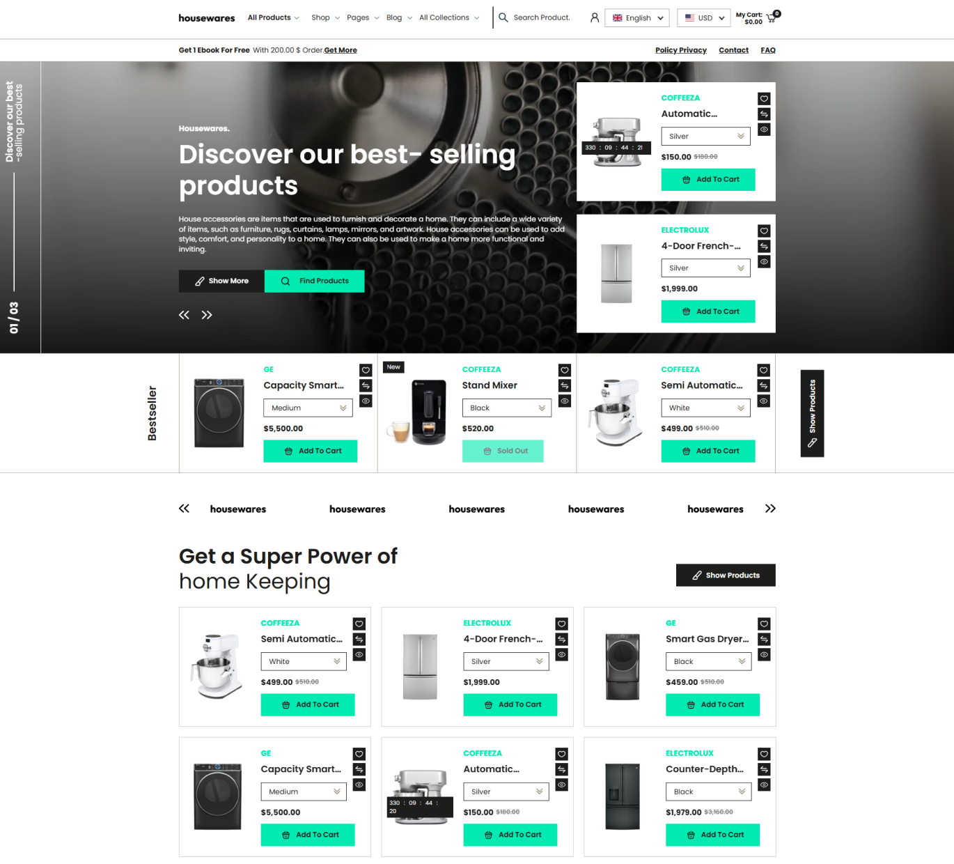 House Wares Shopify Theme - WorkDo