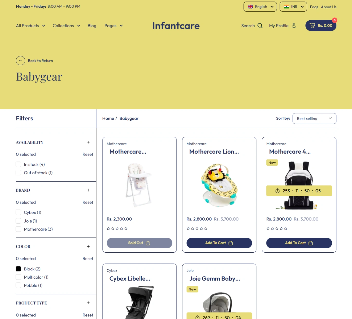 Infantcare Shopify Theme - WorkDo