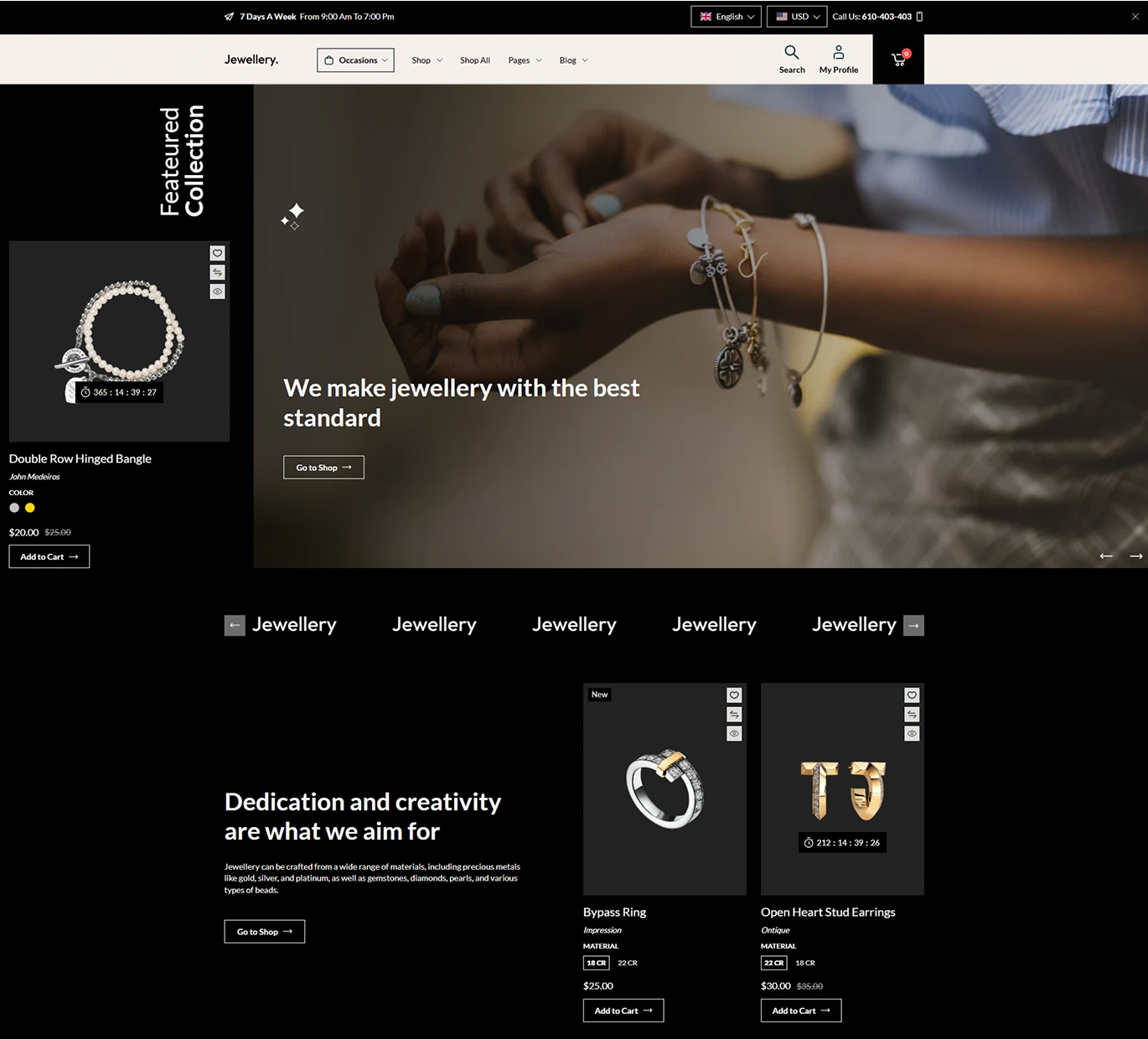 Jewellery Shopify Theme - WorkDo