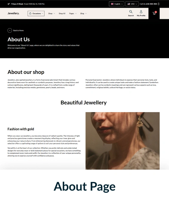 Jewellery Shopify Theme
