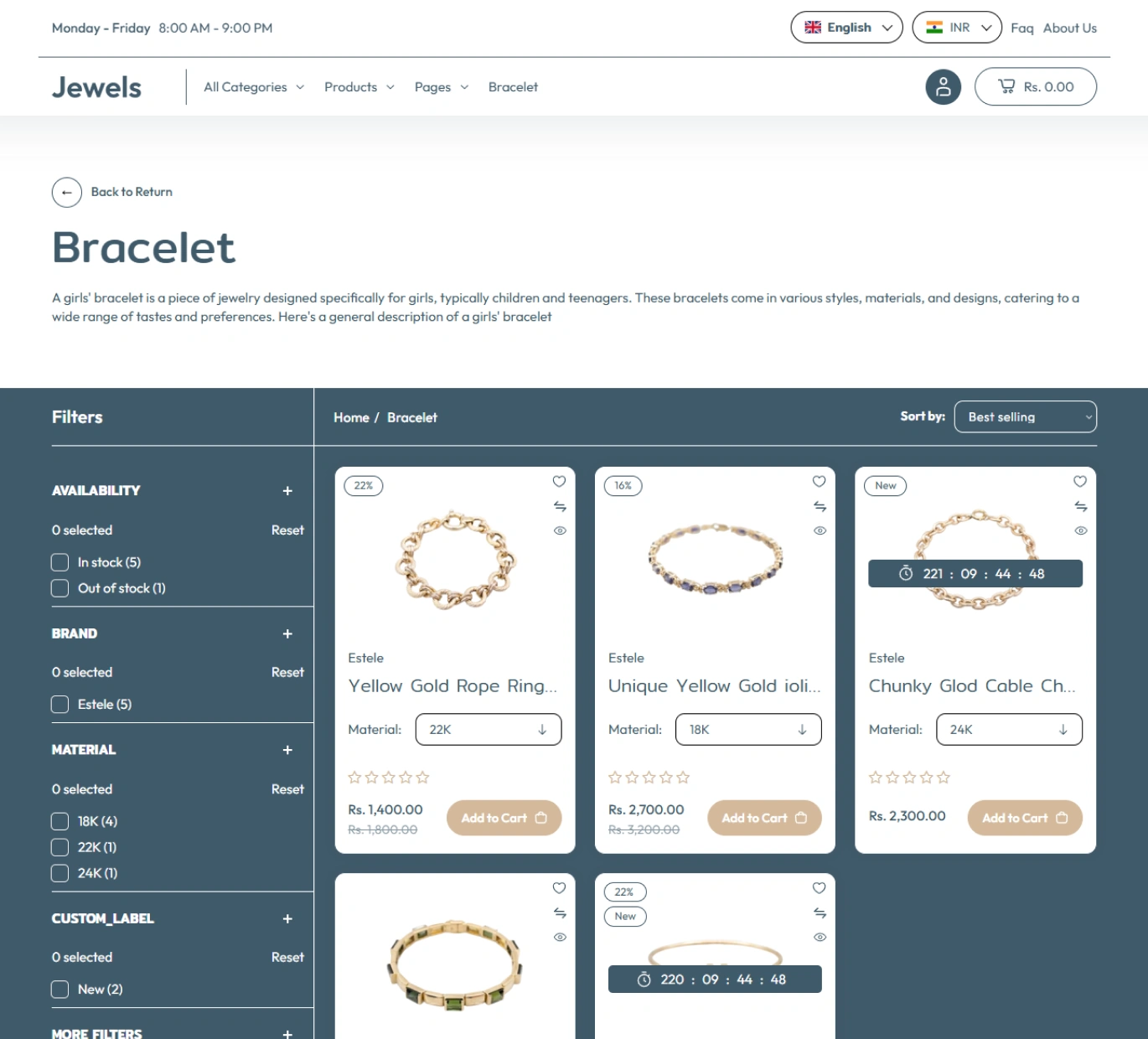 Jewels Shopify Theme - WorkDo