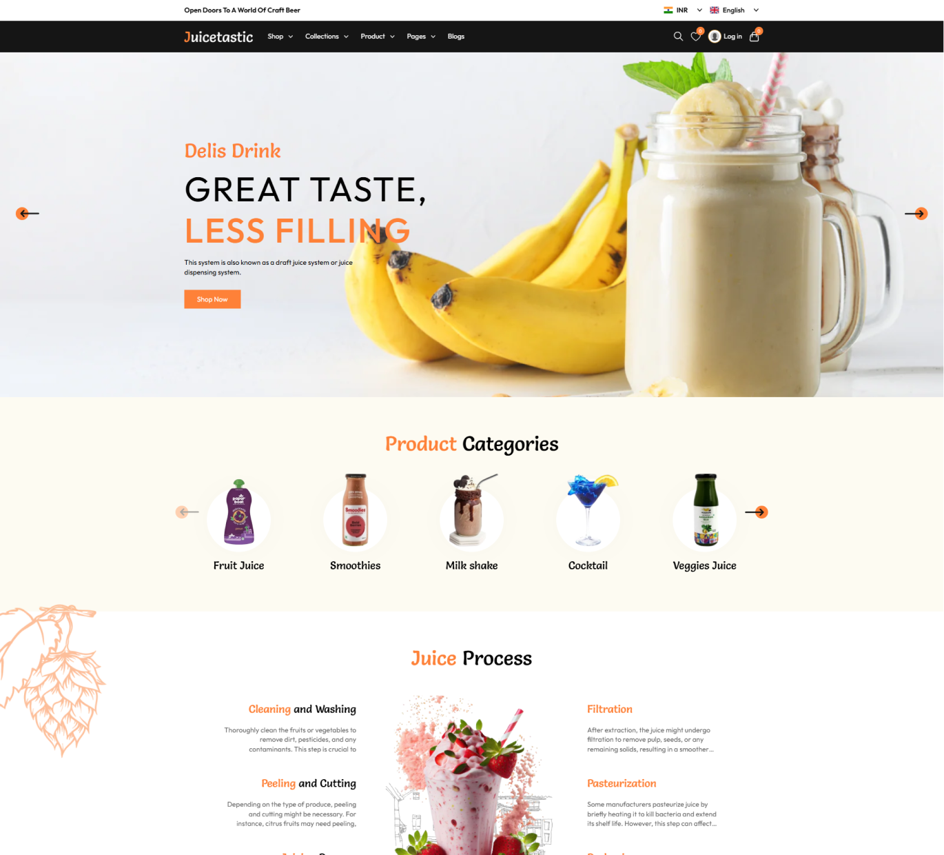 Juicetastic Shopify Theme - WorkDo