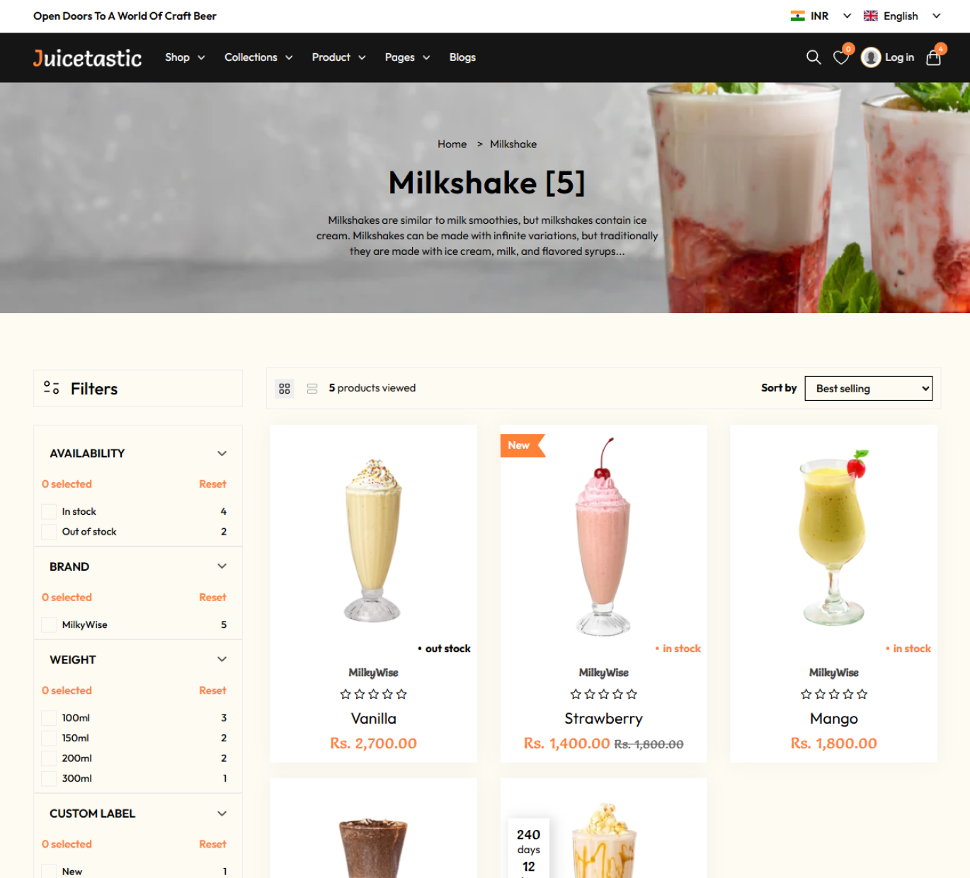 Juicetastic Shopify Theme - WorkDo