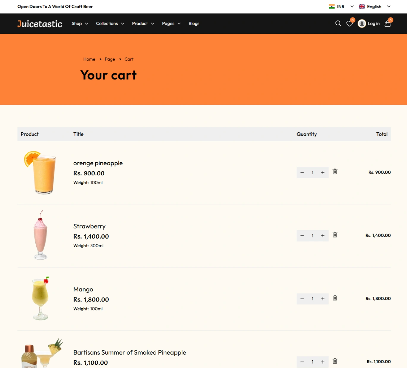 Juicetastic Shopify Theme - WorkDo