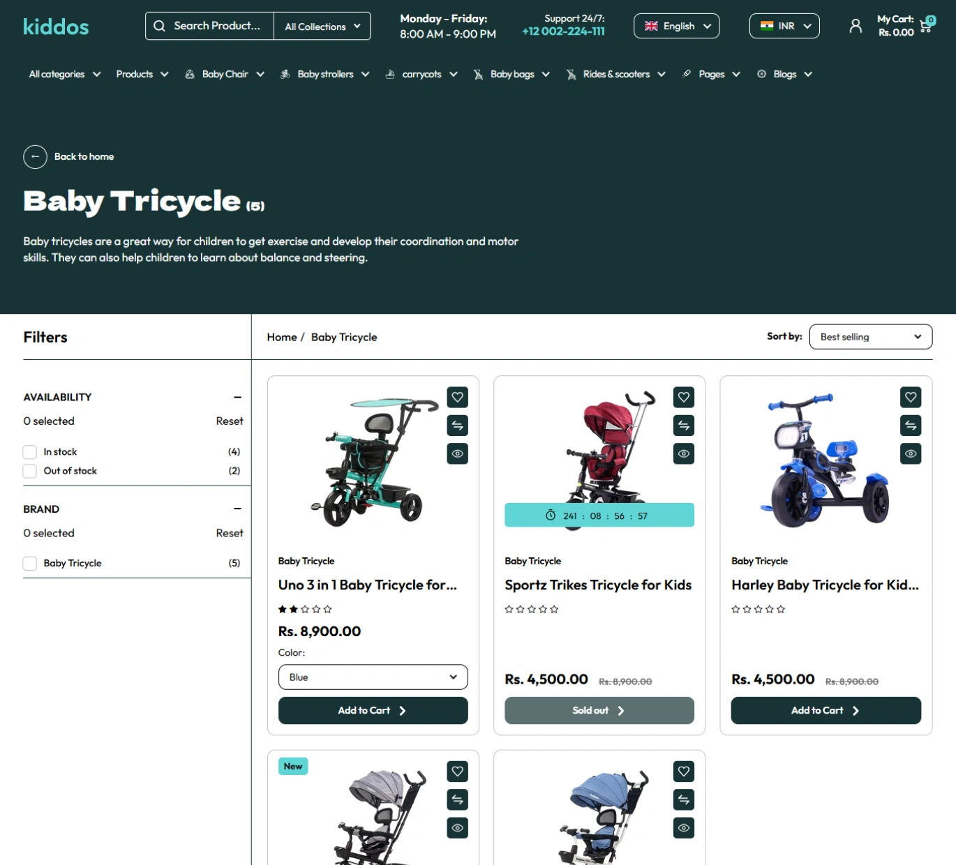 Kiddos Shopify Theme - WorkDo