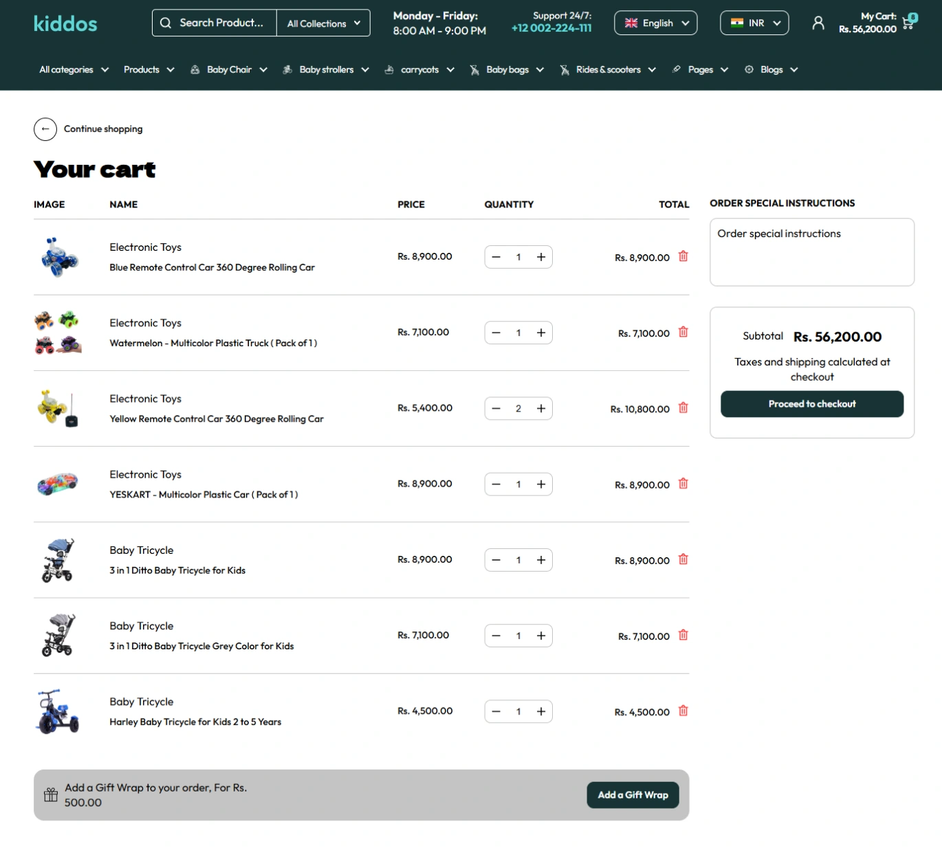 Kiddos Shopify Theme - WorkDo