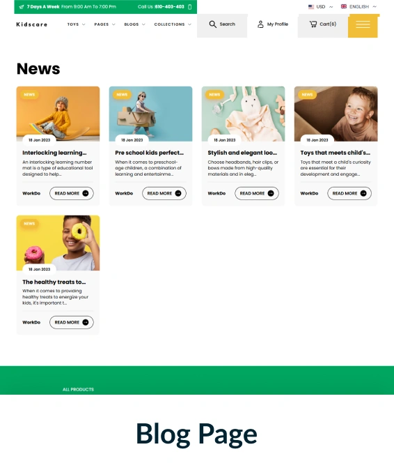 Kidscare Shopify Theme