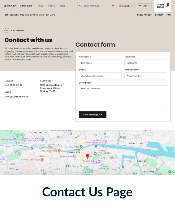 Kitchen Shopify Theme