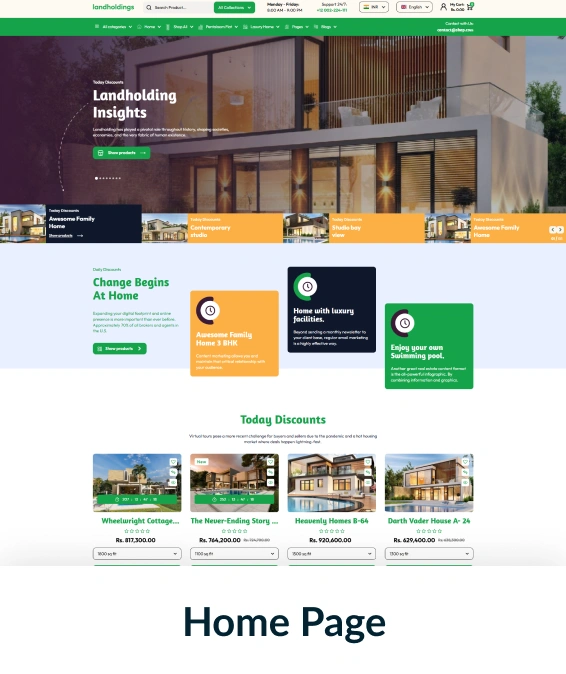 Land Holdings Shopify Theme
