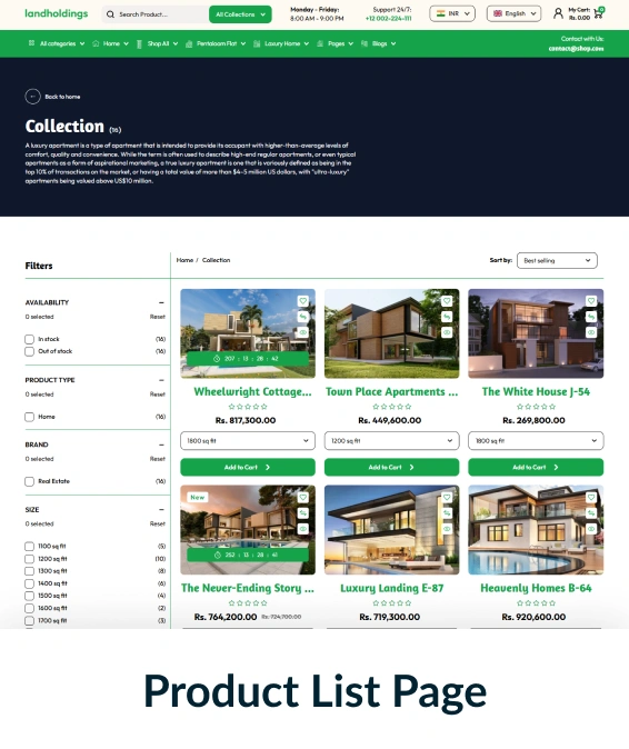 Land Holdings Shopify Theme