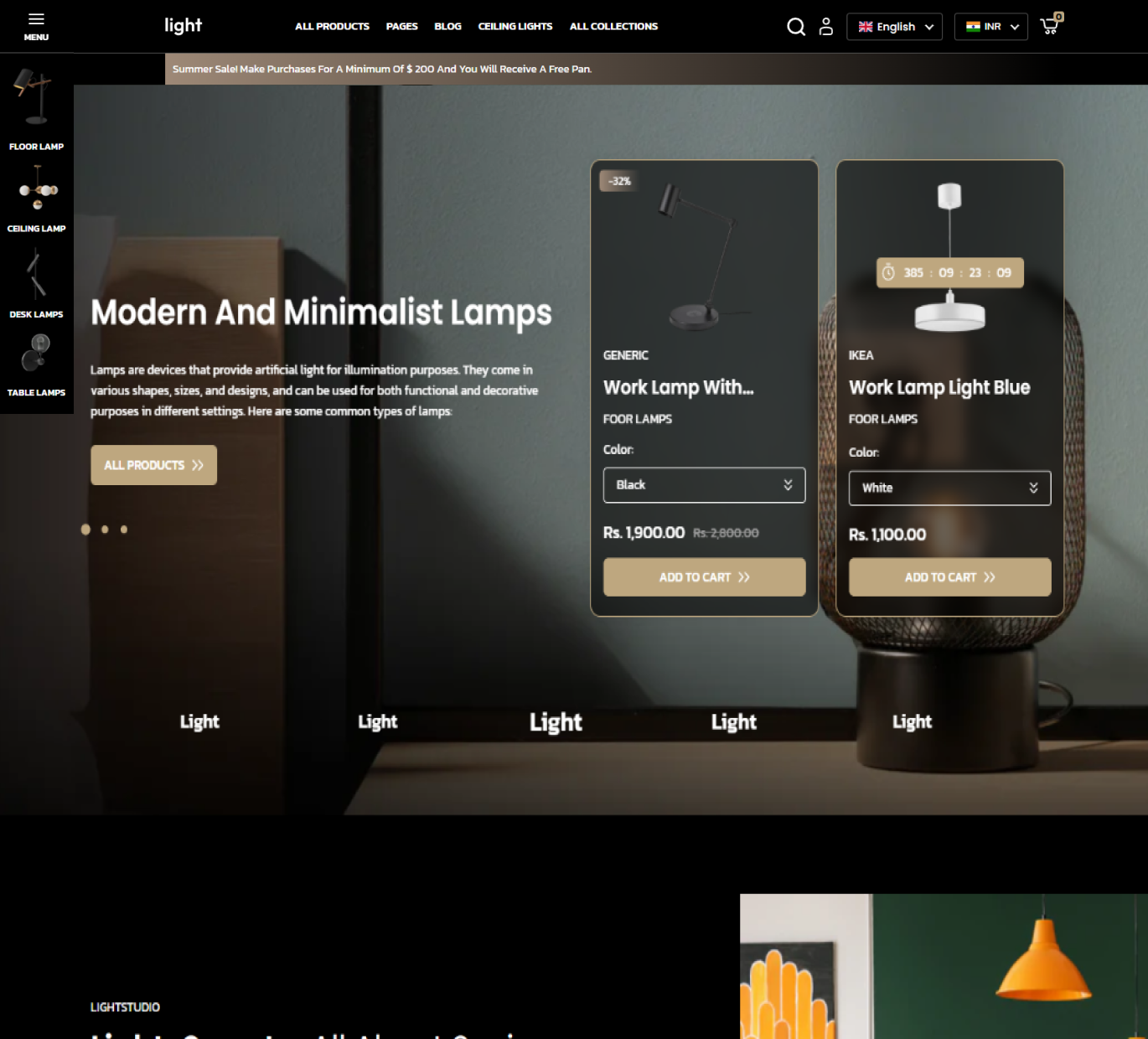 Light Shopify Theme - WorkDo