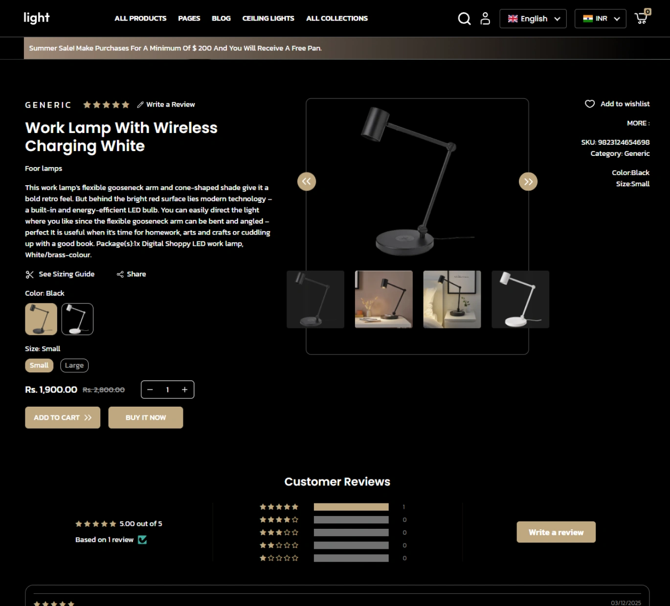 Light Shopify Theme - WorkDo