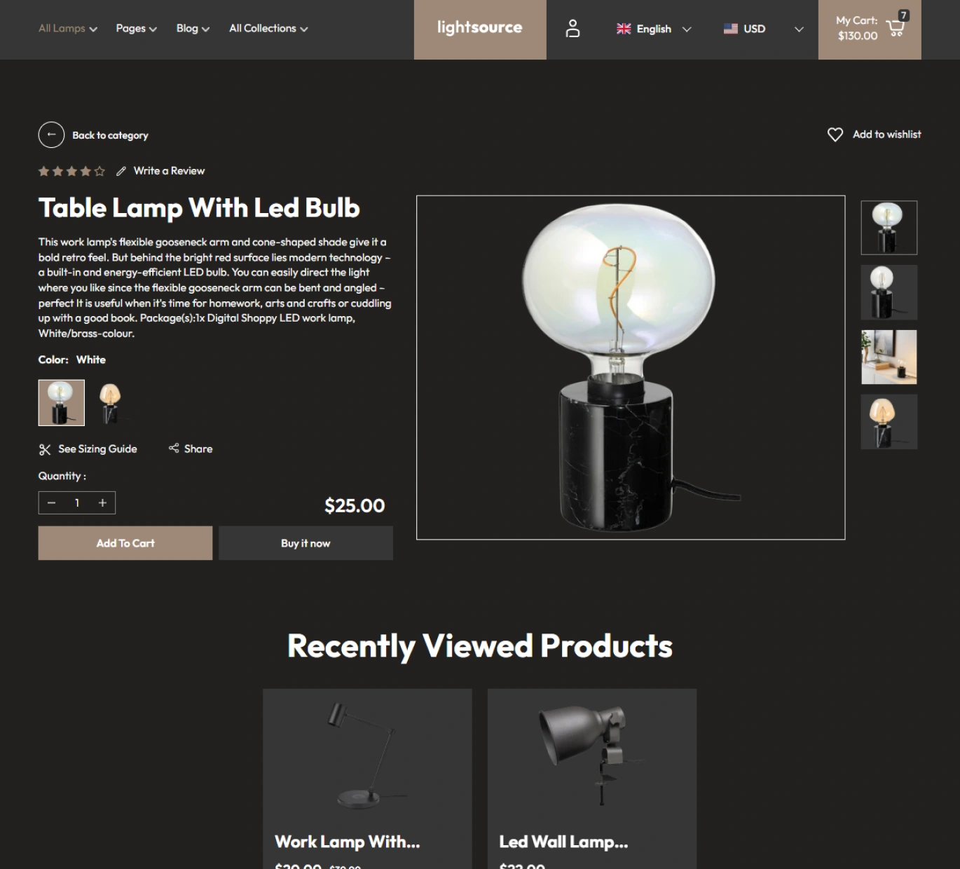 Light Source Shopify Theme - WorkDo