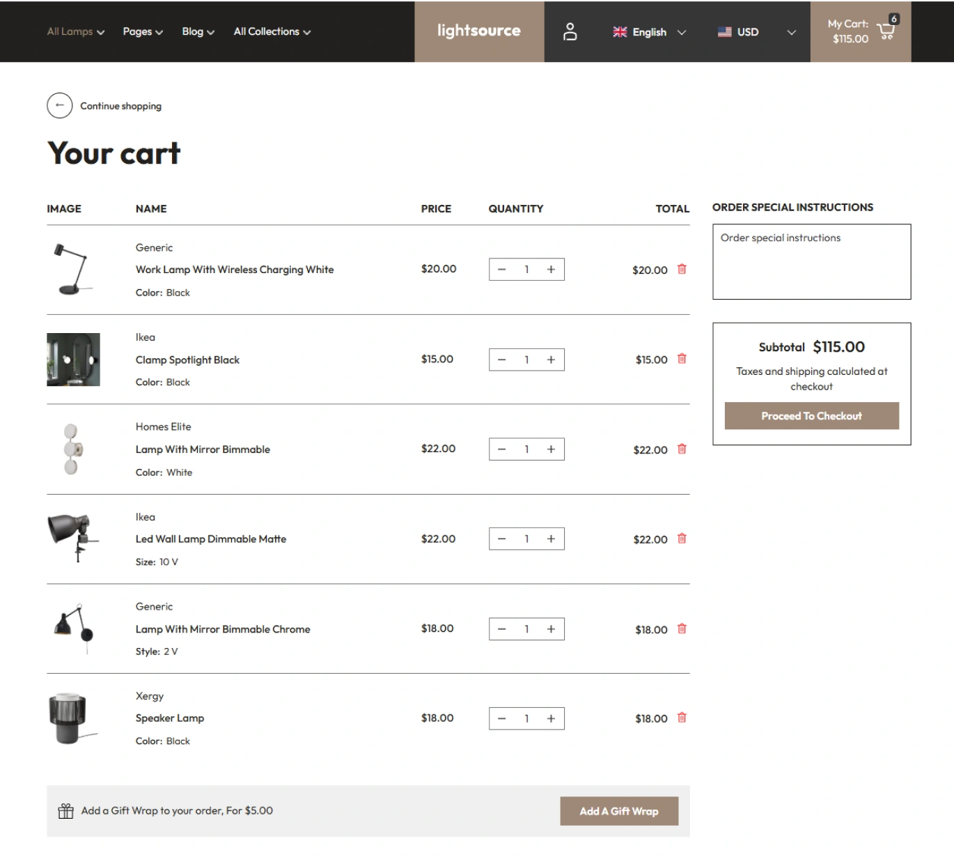 Light Source Shopify Theme - WorkDo