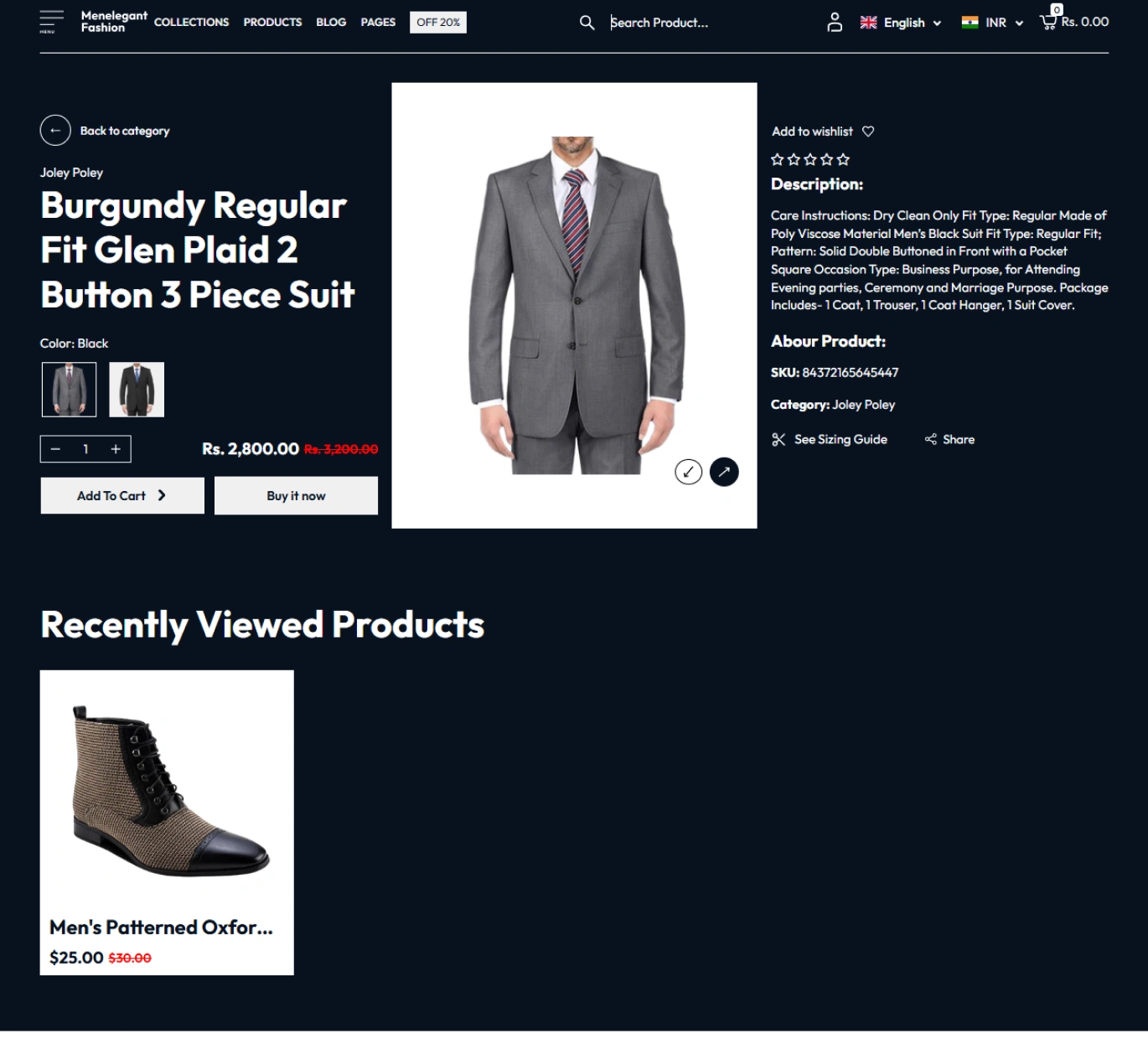 Men Elegant Fashion Shopify Theme - WorkDo
