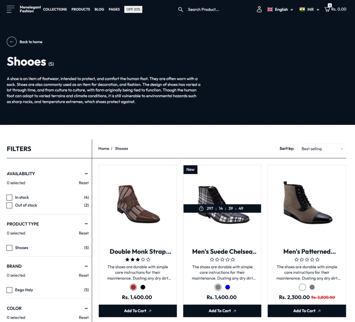 Men Elegant Fashion Shopify Theme - WorkDo