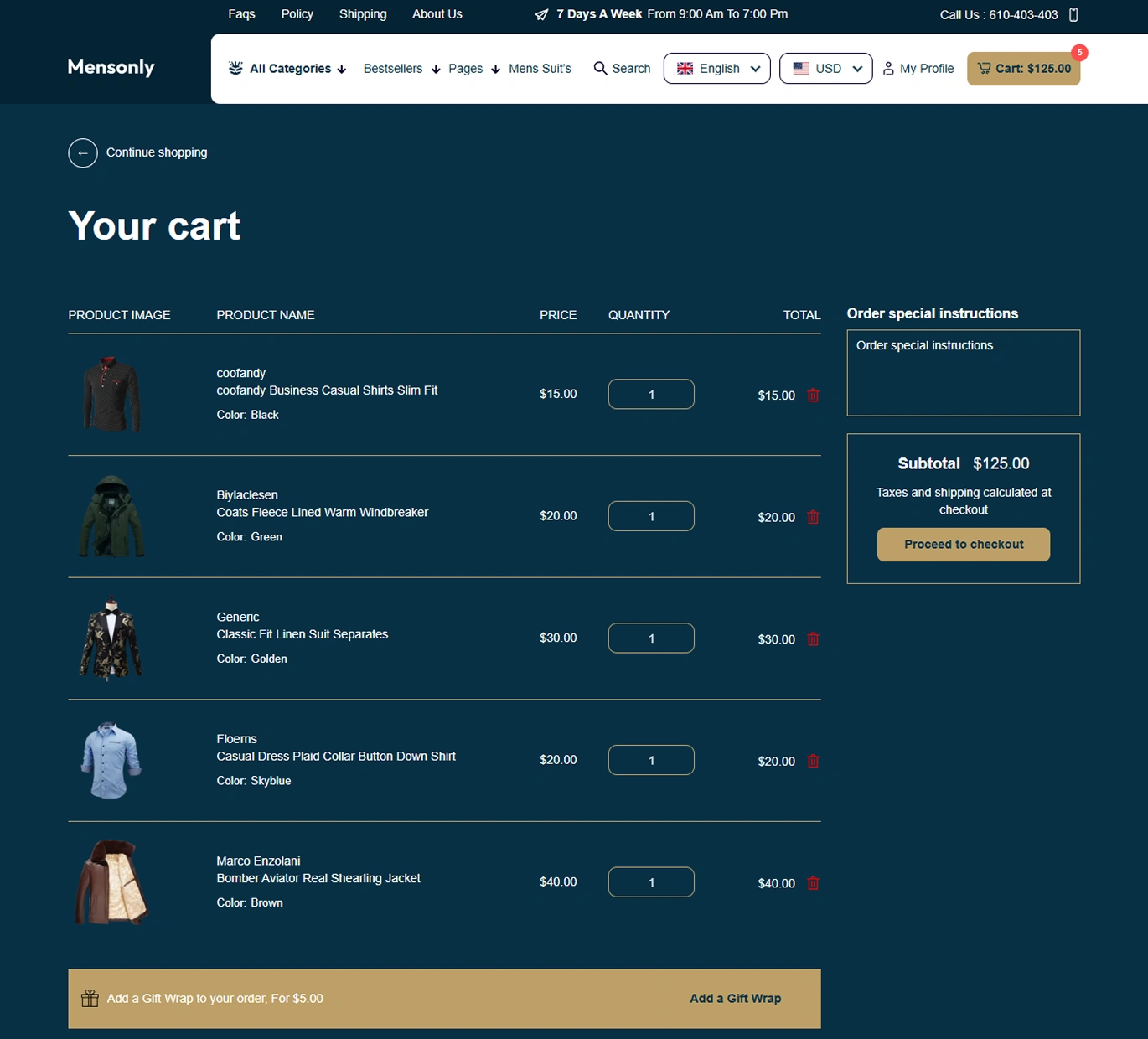 Mens Only Shopify Theme - WorkDo