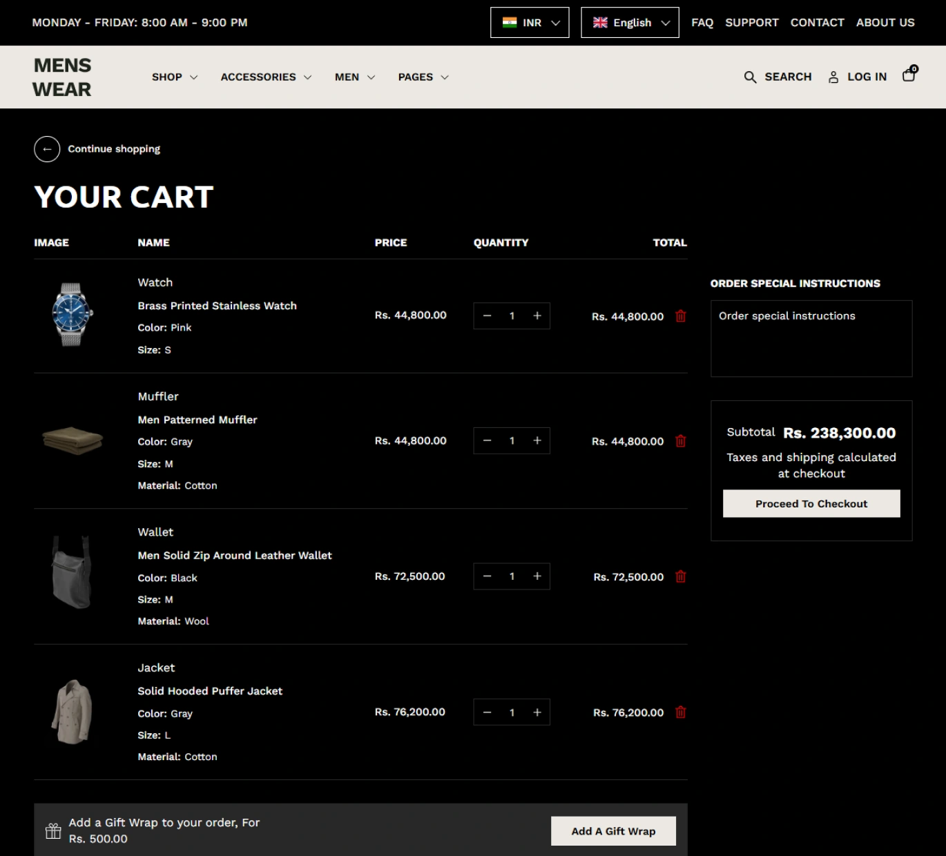 Menswear Shopify Theme - WorkDo