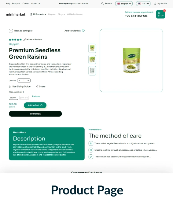 Minimarket Shopify Theme
