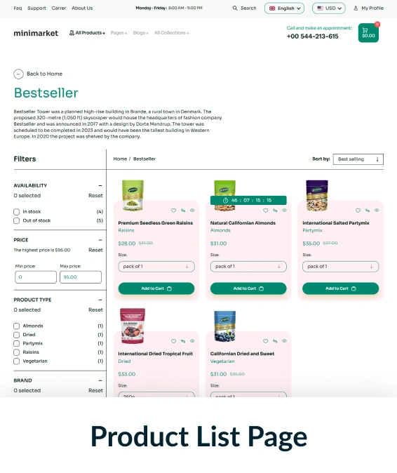Minimarket Shopify Theme