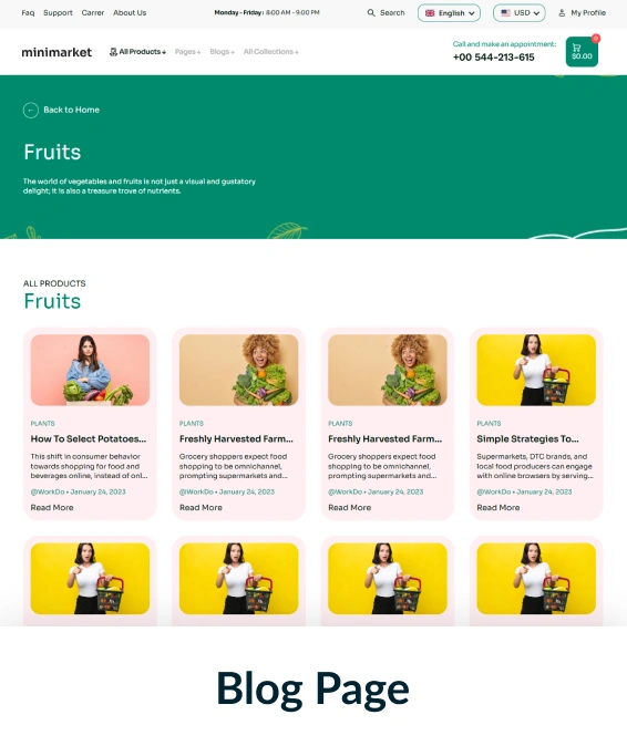 Minimarket Shopify Theme