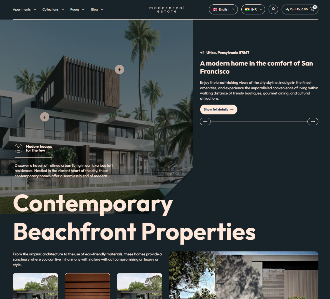 real estate shopify theme