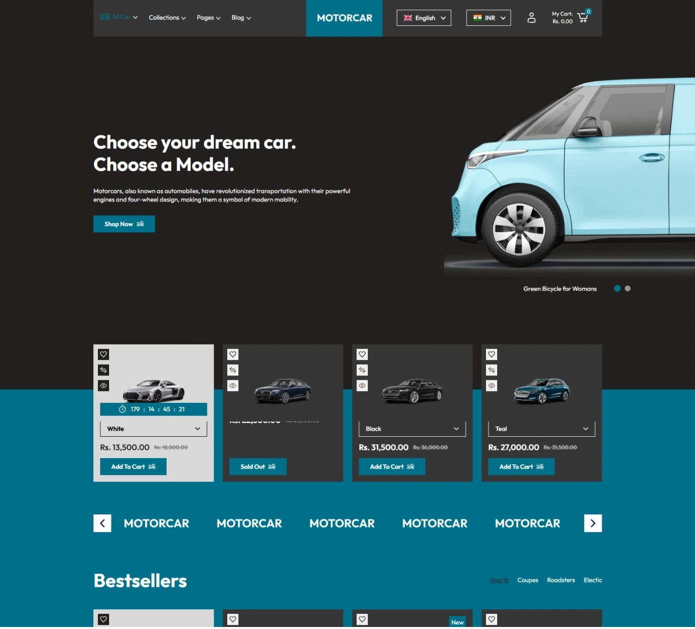Motorcar Shopify Theme - WorkDo