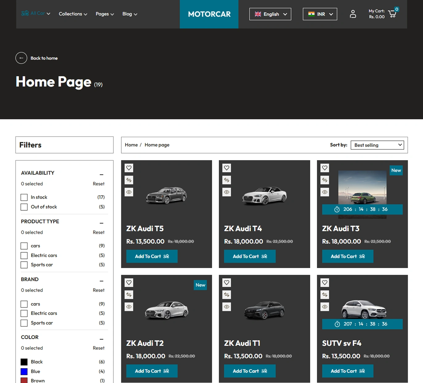 Motorcar Shopify Theme - WorkDo