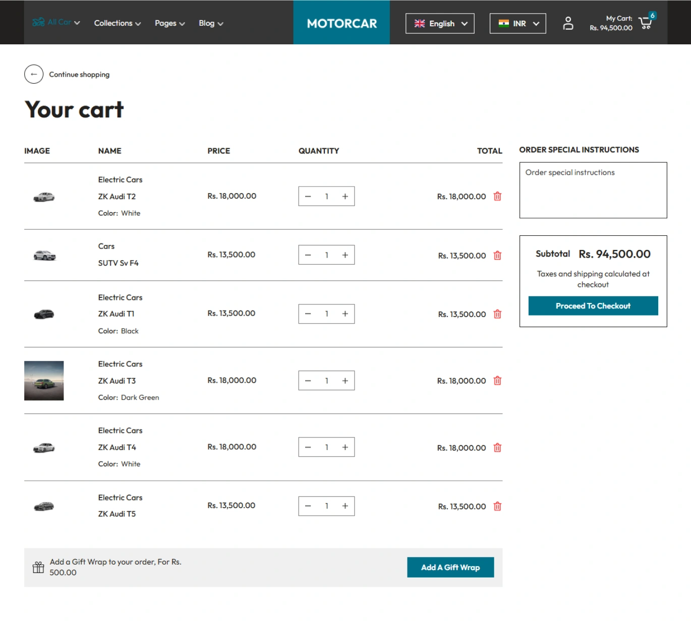 Motorcar Shopify Theme - WorkDo