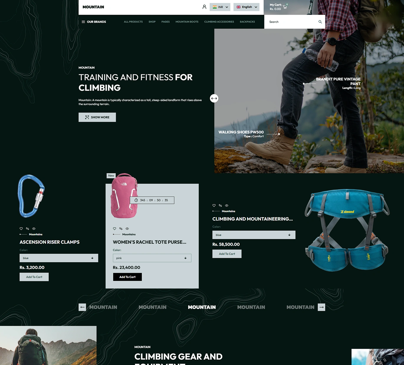 Mountains Shopify Theme - WorkDo