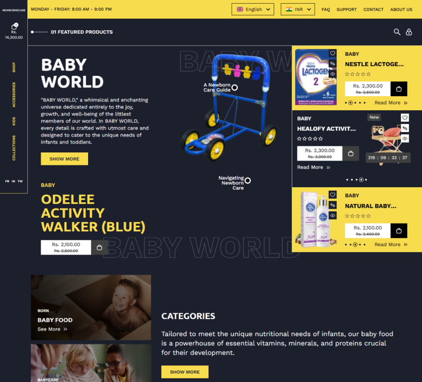 NewBornsCare Shopify Theme - WorkDo