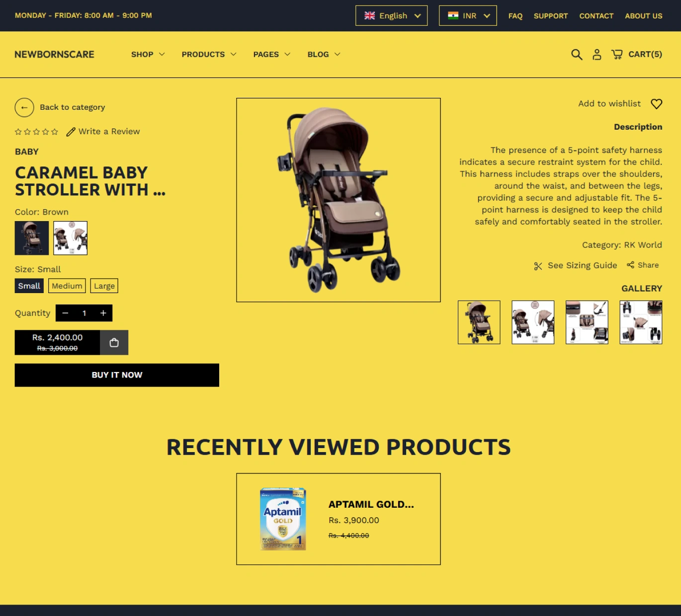 NewBornsCare Shopify Theme - WorkDo