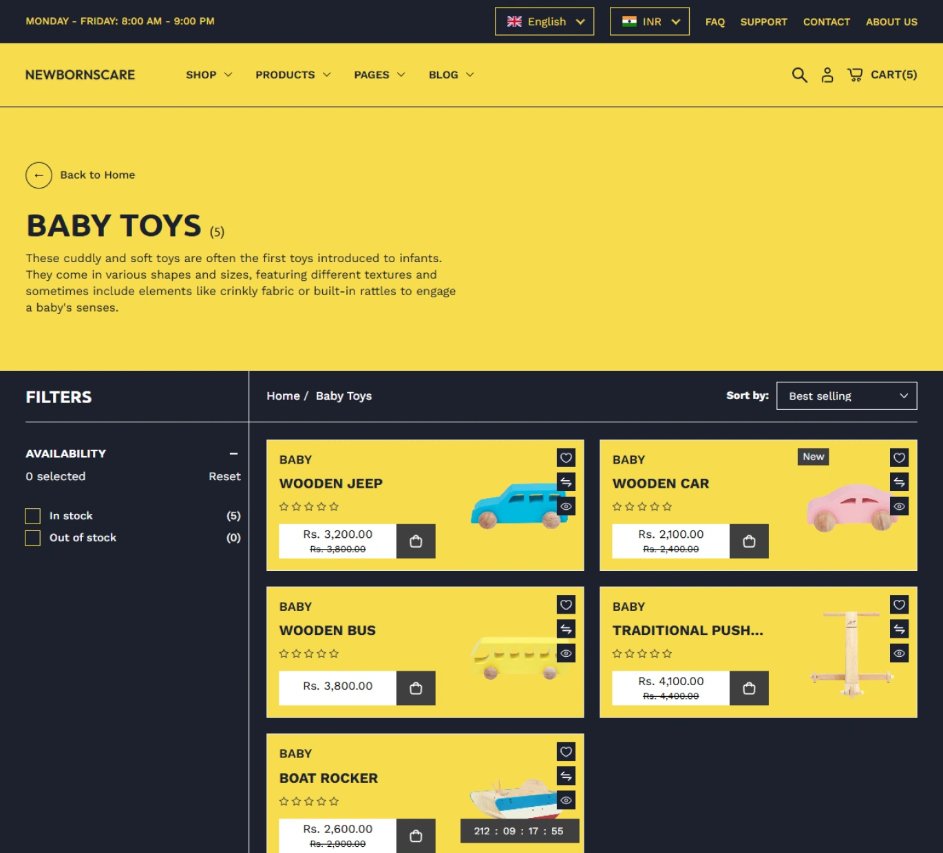 NewBornsCare Shopify Theme - WorkDo