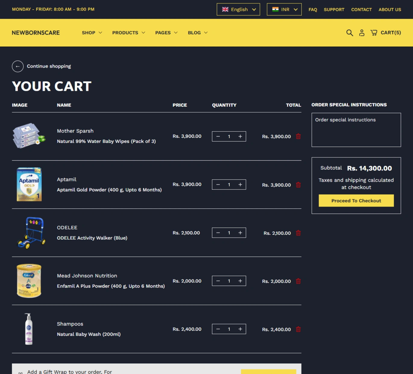 NewBornsCare Shopify Theme - WorkDo