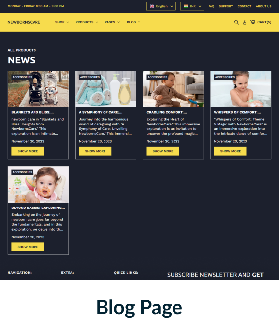 NewBornsCare Shopify Theme