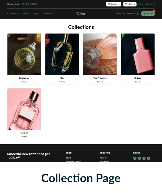 Odor Shopify Theme